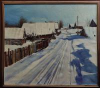 Н. Новик "Зимняя Деревня", 2001 год.
