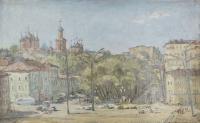 Сидельников.В "Трубная площадь" Москва, 1980 г.