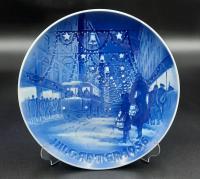 Тарелка "Рождественская, 1956 год".