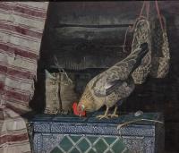 А. А. Жабский "Натюрморт с курицей", 1980 г. 