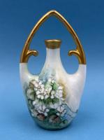 Фарфоровая мини-вазочка с дугообразной ручкой "Royal Crescent China", Бавария, 1901-1909-е гг.