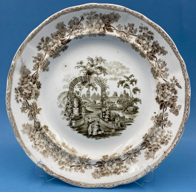 Большая тарелка "Гарднер", 1850 год.