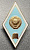 Знак (ромб) "Об окончании Педагогического Института" СССР.