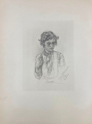 Capri von C.W.Allers. 53 факсимиле и 9 акварельных гравюр.