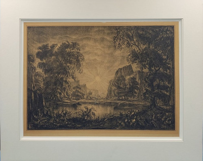 Богаевский К.Ф. "Вечернее солнце", 1922 год.