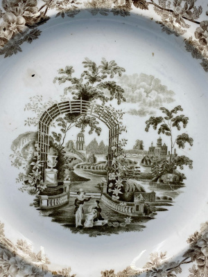 Большая тарелка "Гарднер", 1850 год.