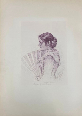 Capri von C.W.Allers. 53 факсимиле и 9 акварельных гравюр.