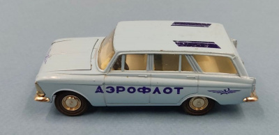 Детская игрушка "Москвич" 426 "Аэрофлот", голубого цвета.