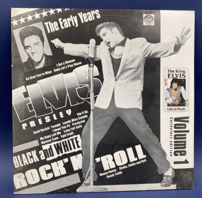 Виниловые пластинки Elvis Presley The Early Years / Black& White rock'n'roll / White rock'n'roll - 2 пластинки.