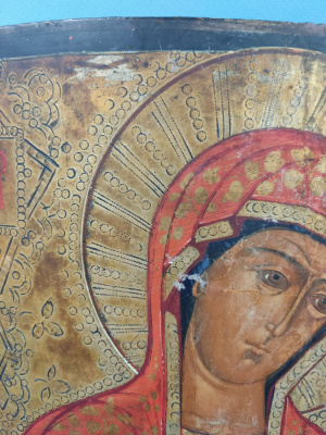 Икона "Богородица". Из Деисуса, XIX век.