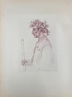Capri von C.W.Allers. 53 факсимиле и 9 акварельных гравюр.