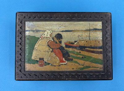 Русская живописная шкатулка. 