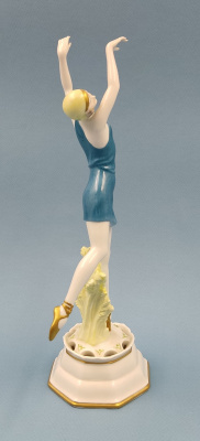 Фарфоровая фигурка "Танцовщица в пуантах"."Rosenthal", Ар-Деко, 1920-е годы.