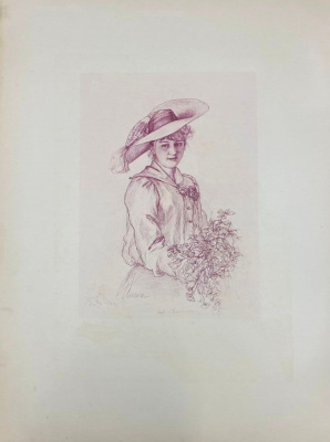 Capri von C.W.Allers. 53 факсимиле и 9 акварельных гравюр.