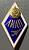 Знак (ромб) "ЛИАП" Ленинградский институт авиационного приборостроения.