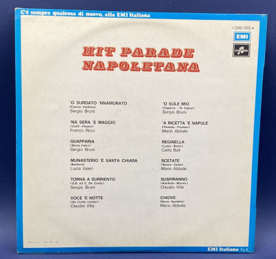 Виниловая пластинка "Hit parade Napoletana".
