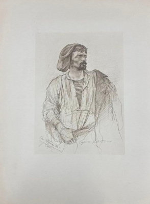 Capri von C.W.Allers. 53 факсимиле и 9 акварельных гравюр.
