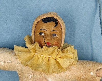 Ёлочная игрушка СССР "Девочка-акробатка на качелях", 1940 г. 