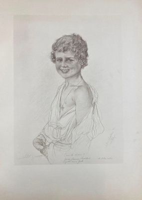 Capri von C.W.Allers. 53 факсимиле и 9 акварельных гравюр.