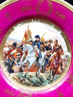 Тарелка «Bataille de Friedland (Сражение при Фридланде)».Западная Европа, начало ХX века.