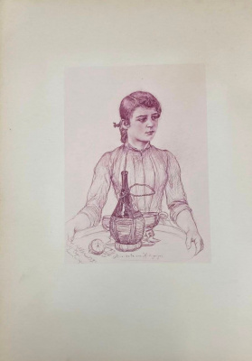 Capri von C.W.Allers. 53 факсимиле и 9 акварельных гравюр.