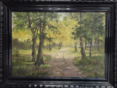 F.Huener "Лесная колея".