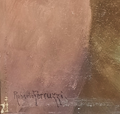 Роберто Ферруцци (Roberto Ferruzzi) «Мадоннина» (Мadonna Della Strada -Мадонна улиц ), 1897 год.
