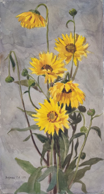 С.Н. Андрияка "Жёлтые Цветы", 1991 г.