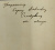 Карсавин Л. П. "Очерки религиозной жизни в Италии XII - XIII веков". Автограф автора.