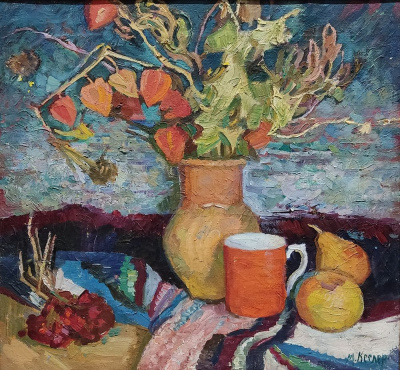 М.Л.Кеслер "Натюрморт с Красной кружкой".