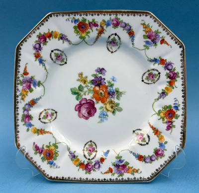 Чайная тройка баварской мануфактуры "Schumann Arzberg" ("Шуман Арцберг"), ФРГ, 1960-1970-е гг.