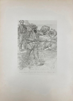 Capri von C.W.Allers. 53 факсимиле и 9 акварельных гравюр.