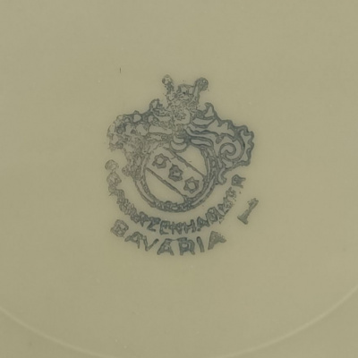 Фарфоровое блюдо "Schwarzenhammer". Бавария, 1930-1940-е гг.
