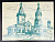 Игорь Васильевич Ткаченко "Можайск. Церковь Иоакима и Анны". 19-4-1969г. 