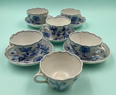 Чайный сервиз "Meissen".Германия, XIX в.