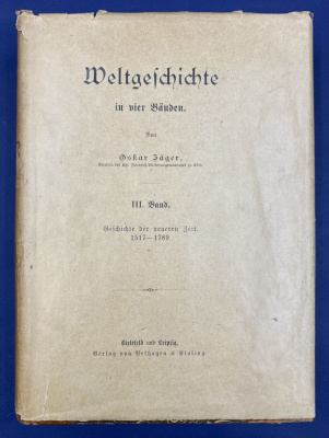 Oskar Jäger "Weltgeschichte: in vier Bänden".