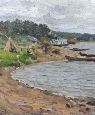 Бычко́в В. П. "На реке", 1913 год.