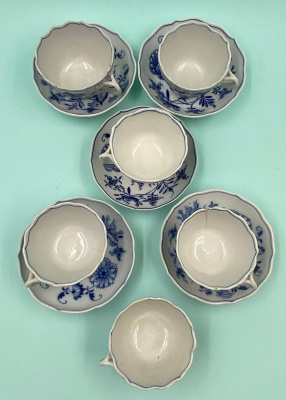 Чайный сервиз "Meissen".Германия, XIX в.