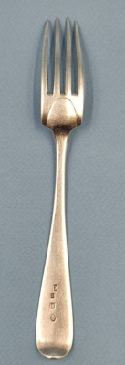 Серебряная вилка.