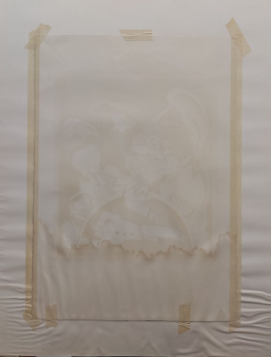Михаи́л Миха́йлович Шемя́кин литография "Театр",130 / 185.