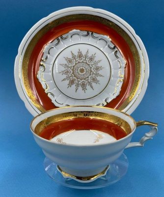 Чайная пара "H.S.Unterweissbach", Германия.