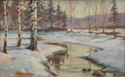 Неизвестный художник (E.V.IR.S.) "Ранняя Весна". XIX-XX вв.