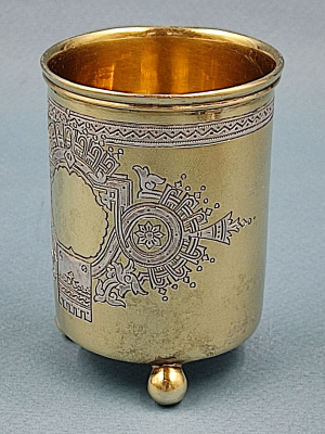 Чарка в Русском стиле. 1895 год. 84 пр. серебра (В.А).