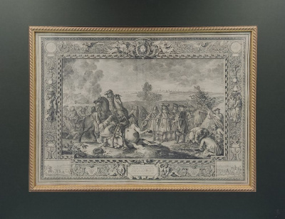 Гравюра "Осада крепости Дуэ королём Франции Людовиком XIV, в 1667 году, во время Деволюционной войны".