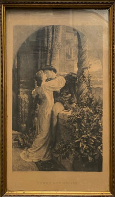 Гравюра "Ромео и Джульетта", конец XIX в. "Romeo and Juliet". Illustrator F.Dicksee. Cassel&Company Limited, London, 1884. Illustrator Sir Francis Bernard Dicksee.