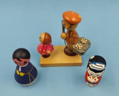 Детские игрушки из дерева, 1960-е годы.
