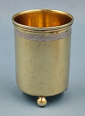 Чарка в Русском стиле. 1895 год. 84 пр. серебра (В.А).