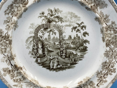 Большая тарелка "Гарднер", 1850 год.