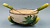 Салатник с приборами "Villeroy & Boch" "Огурцы", 1890-1900-е гг.