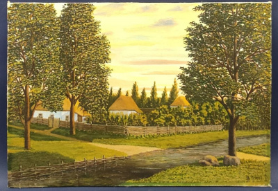 В. Осипов "На закате", 1989 год.